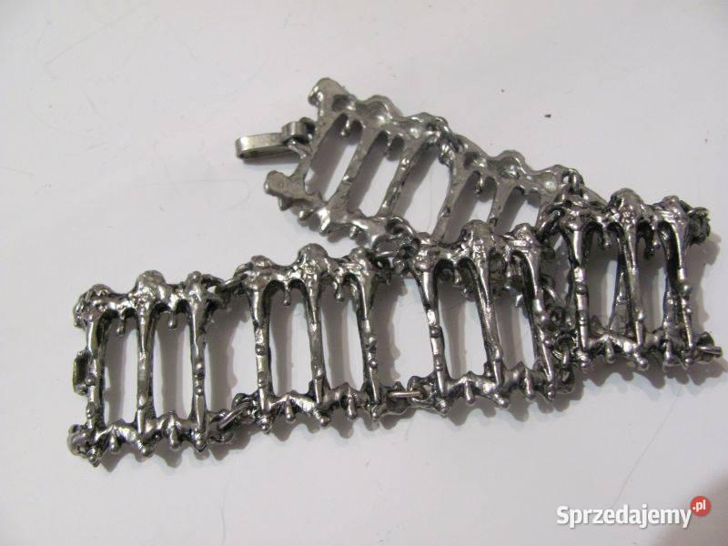 gotycka bransoletka metal Ozdoby
