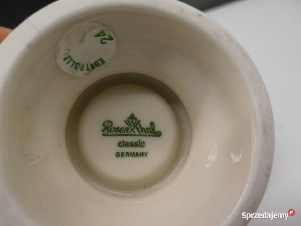 Porcelanowy świecznik Rosenthal model Moliere wielkopolskie Raszków