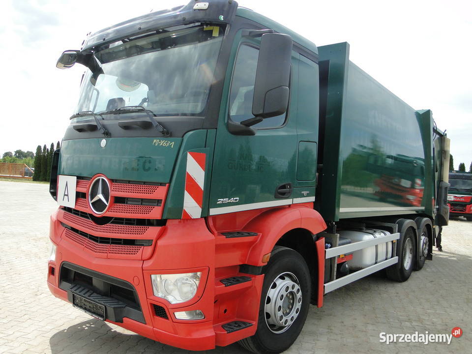Śmieciarka MercedesBenz 2540 Euro 6 Antos 219900km Motoryzacja