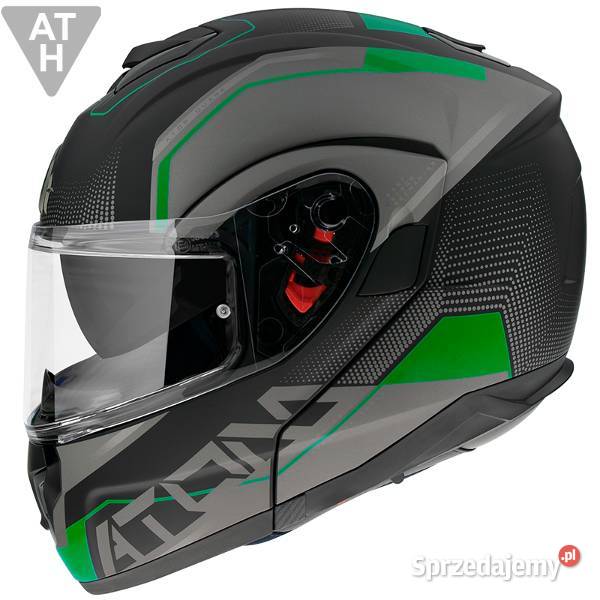 KASK SZCZĘKOWY MT MATT FLUOR ZIELONY SMXL Mrągowo