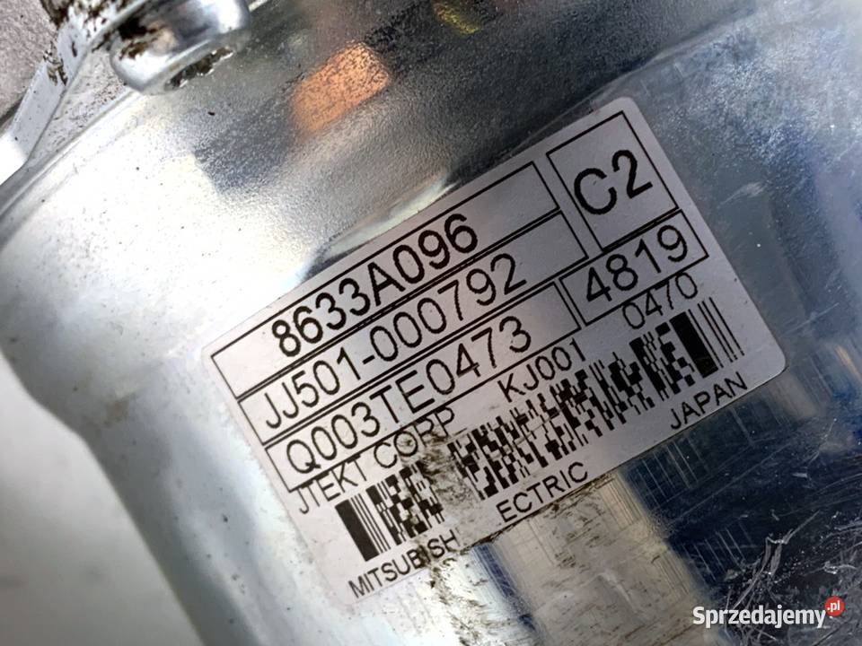 POMPA WSPOMAGANIA MITSUBISHI ASX 8633A096 18 150 Pompy wspomagania podkarpackie