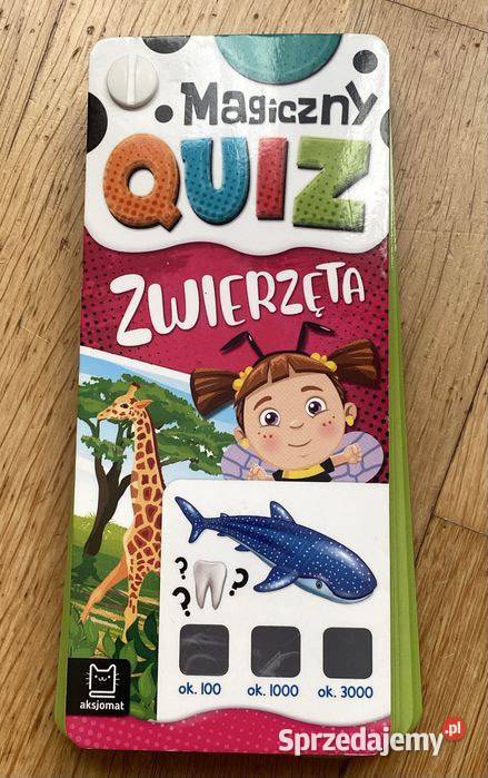 Magiczny Quiz Zwierzęta Aksjomat książeczka Kraków