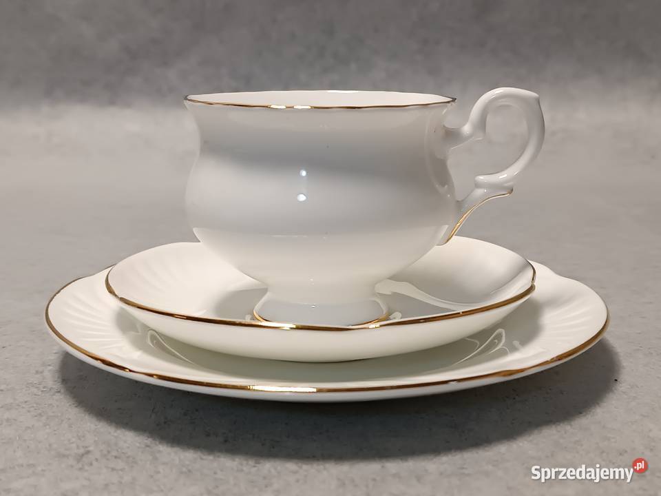 Staffordshire Crown Filiżanka Trio Śniadaniówka Zakopane
