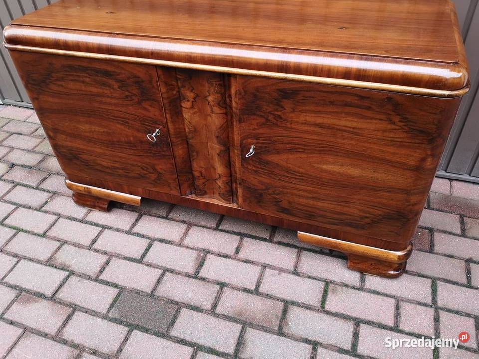 Komoda ARTDECO RTV Orzech Niska Stara Antyk Swarzędz sprzedam