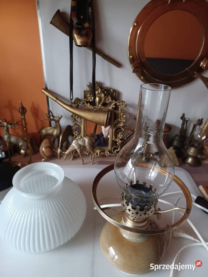 Piękna lampka stołowa z czasów PRL Wałbrzych wielkopolskie Poznań