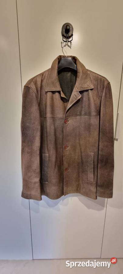 Kurtka skórzana turecka kolor jasny brąz Moda i Styl Grójec sprzedam