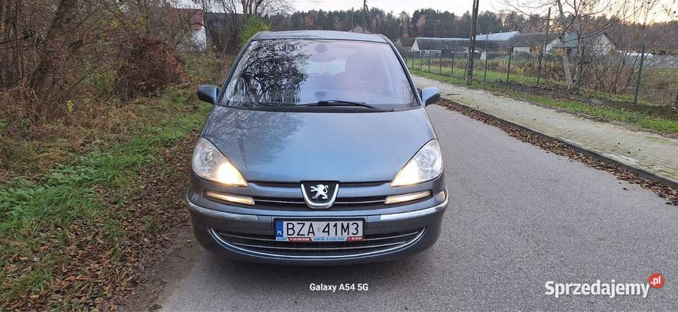 Peugeot 807 20hdi 2009r Klima 7os 1 Właściciel w 2000cm3 Rutki-Kossaki