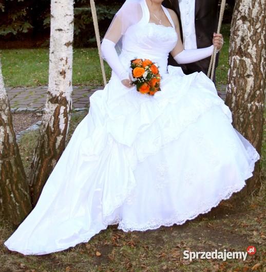 Biała Suknia Ślubna fkarina4042 160obcas Czerwionka-Leszczyny