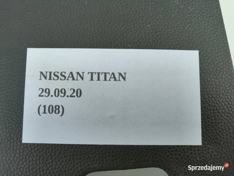 OSŁONA POKRYWA SKRZYNKI BEZPIECZNIKÓW NISSAN osobowe wielkopolskie Nowy Tomyśl
