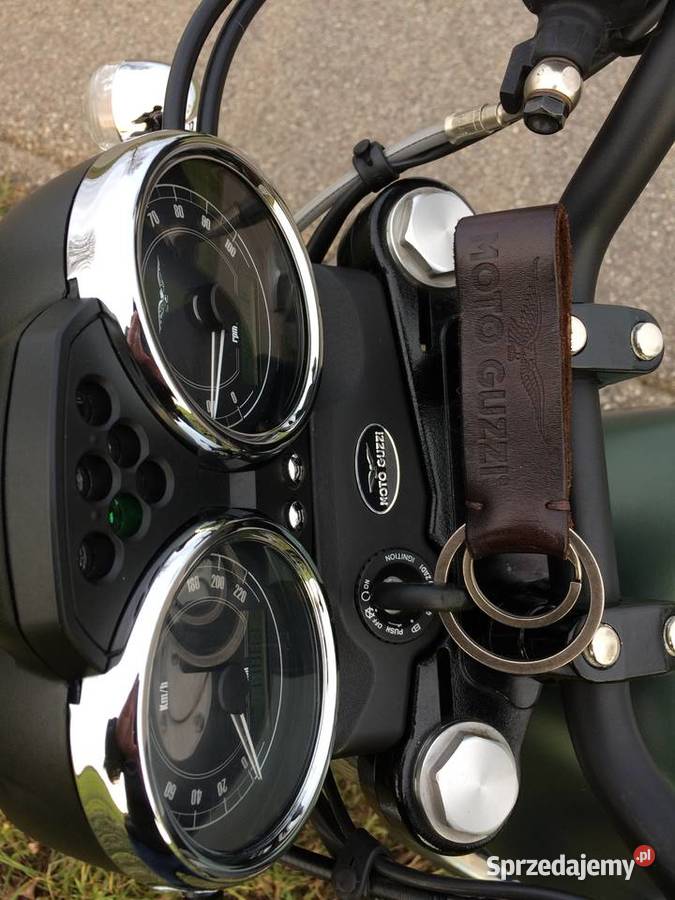 MOTO GUZZI styl Cafe Racer unikatowa zieleń