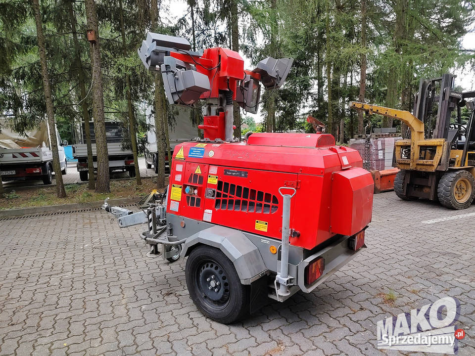 Wieża oświetleniowa generator światła Generac pełny VAT sprzedam