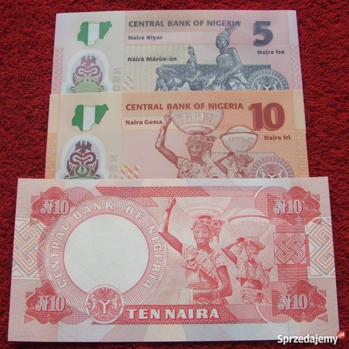NIGERIA Kolekcjonerskie Banknoty Zestaw 3 sztuk Katowice sprzedam