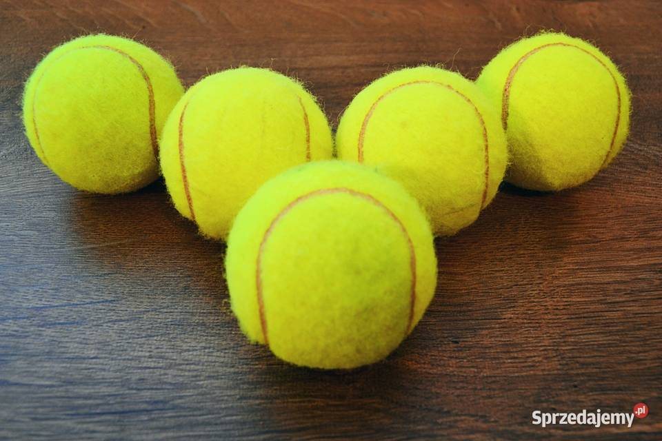 Piłki tenisowe 5 używane piłki do zabawy psa Rzeszów sprzedam