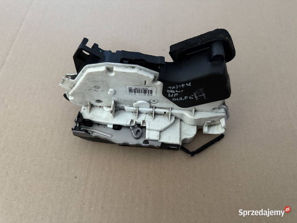 VW GOLF 6 ZAMEK DRZWI LEWY PRZÓD 5K1837015 B osobowe dolnośląskie