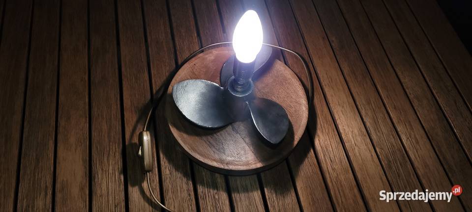 Rękodzieło lampa vintage mango loft Wierzbica