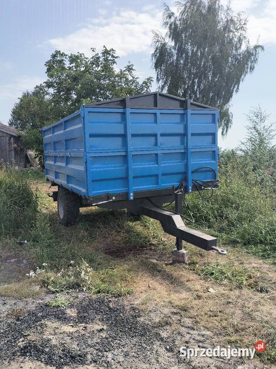 Przyczepa rolnicza wywrotka 3 strony nieuszkodzony świętokrzyskie Baćkowice