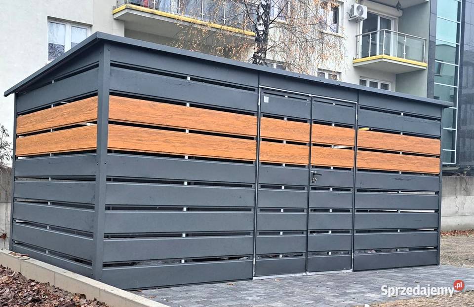 MAŁA Wiata śmietnikowa Altana na śmieci Garaże małopolskie Limanowa