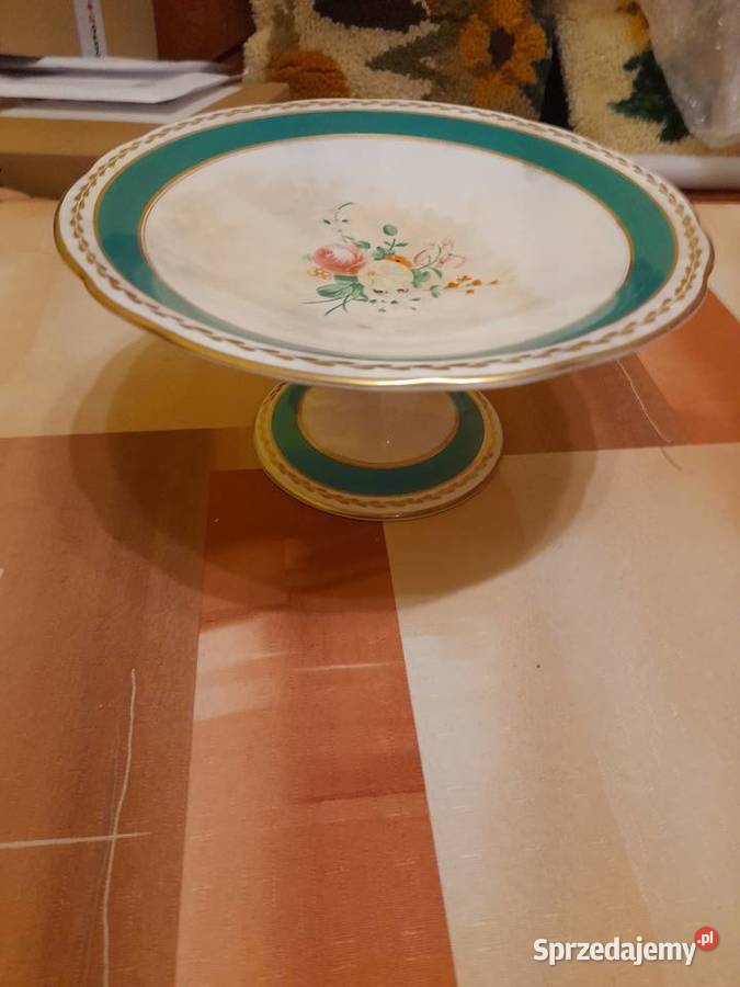 Patera porcelanowa stojąca na nóżce Rudnik nad Sanem