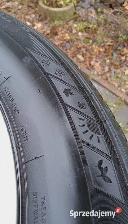 Używane opony całoroczne 22560 R16 na alufelgach Tychy