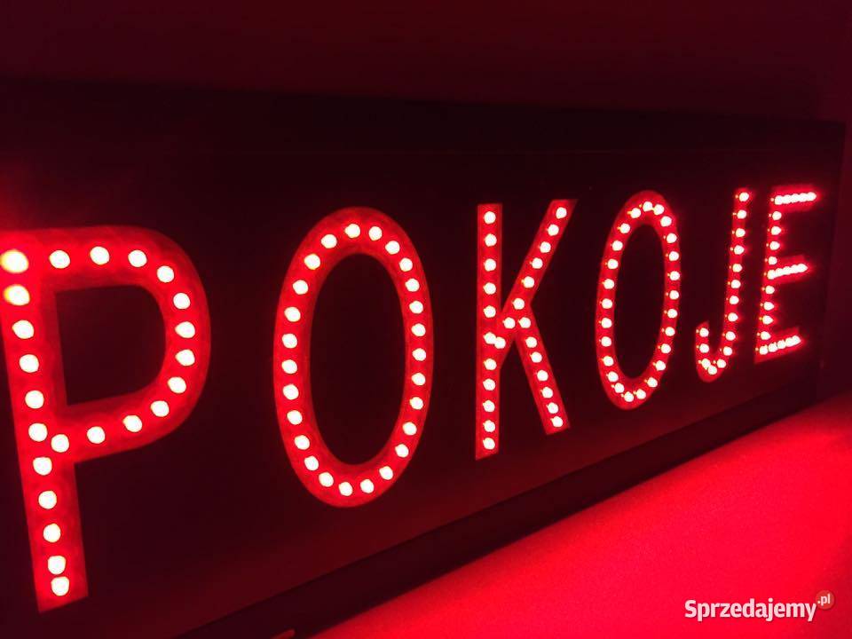 HOTEL 24h LED reklama mocne diody 260x50