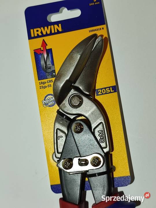 IRWIN NOŻYCE DO CIĘCIA BLACHY Offsetowe LEWE Olsztyn