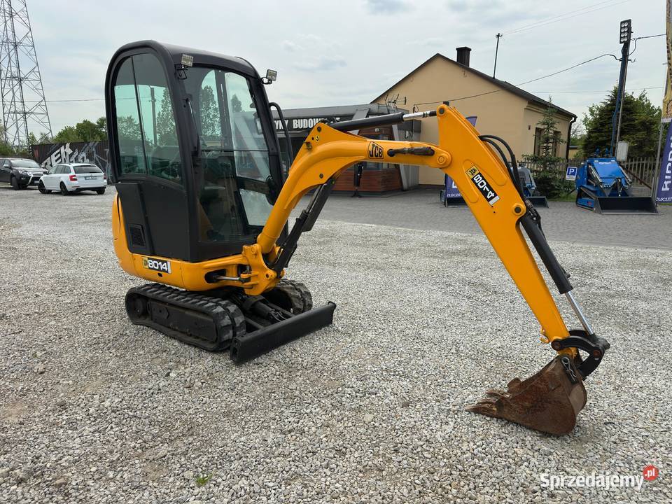 JCB 8014 Mini koparka z 2007 roku Waga 1500 Rok produkcji 2007 łódzkie Złoczew