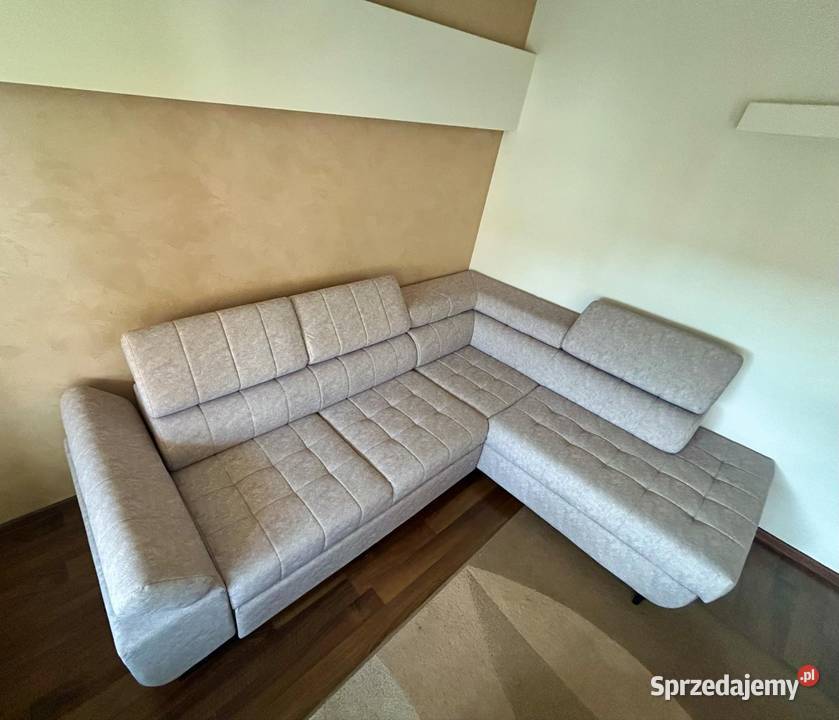 Narożnik z funkcją spania i pojemnikiem na Łódź