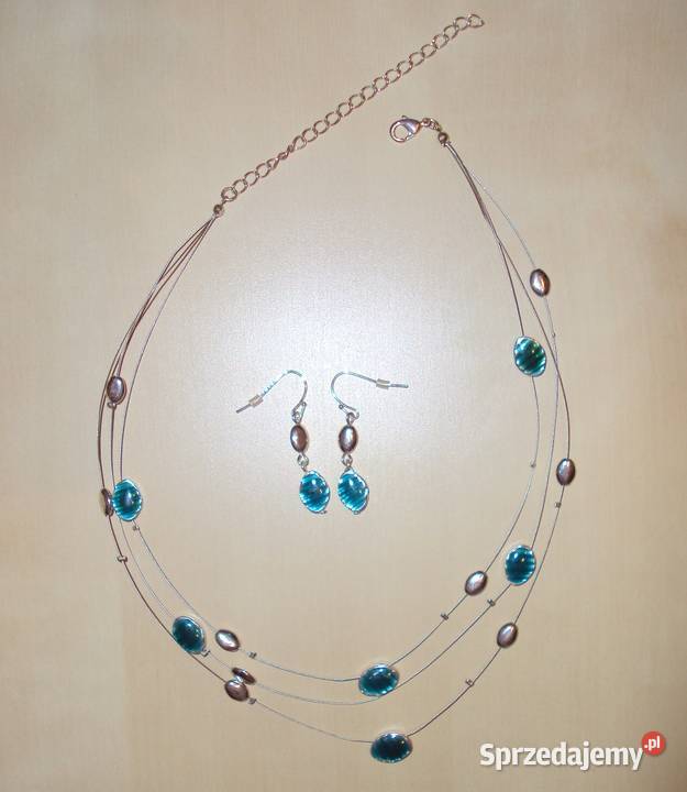 Kolczyki niebieskie Ozdoby Warszawa