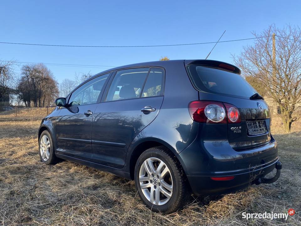 Volkswagen Golf Plus 16FSI 2007r HAK niebieski Pilica