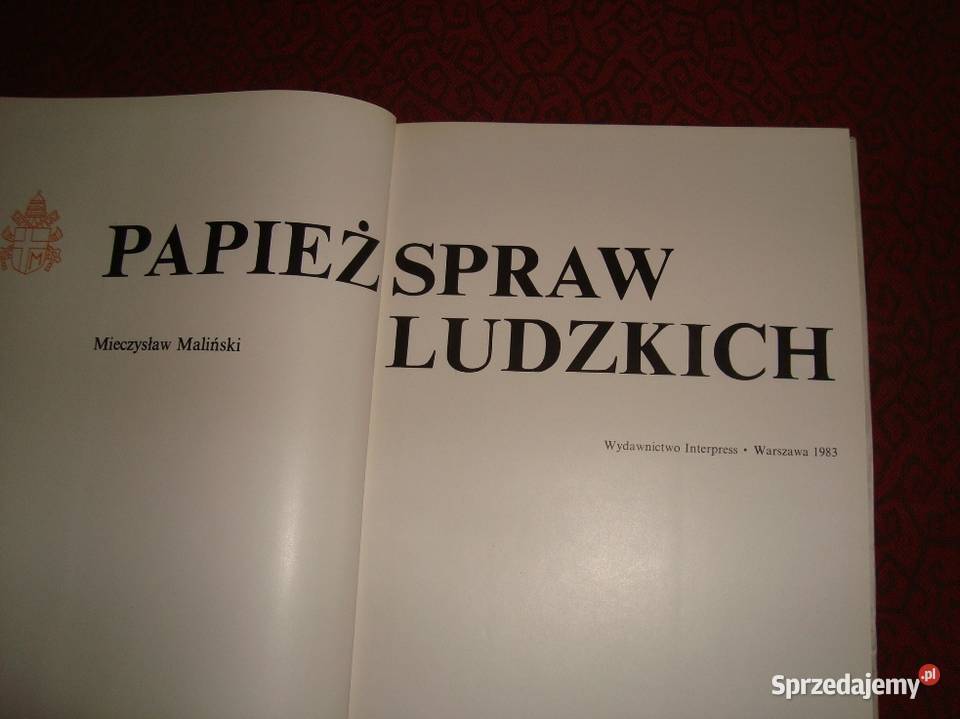 Album Papież Spraw Ludzkich mazowieckie Warszawa