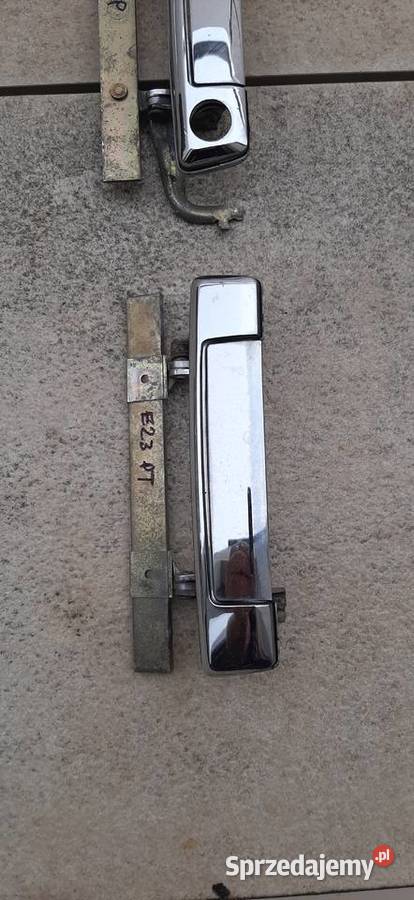 klamki chromowe prawa lewa przednie tylnie bmw sprzedam