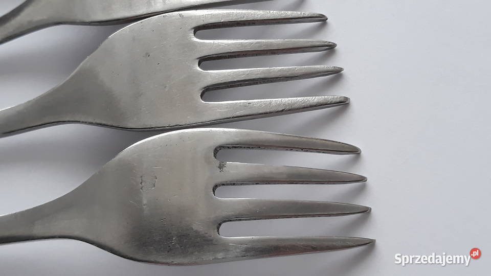 Widelce obiadowe PNĄCZA Gerlach sztućce PRL Dąbrowa Górnicza