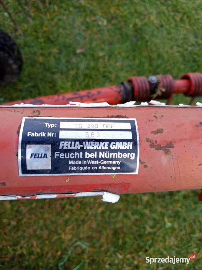 Zgrabiarka Karuzelowa Fella TS 280 Drf Baćkowice