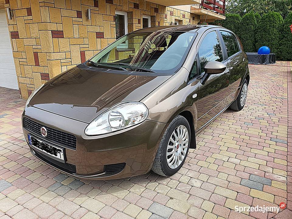 FIAT PUNTO 14 BENZYNA 2009 I WŁAŚCICIEL brązowy