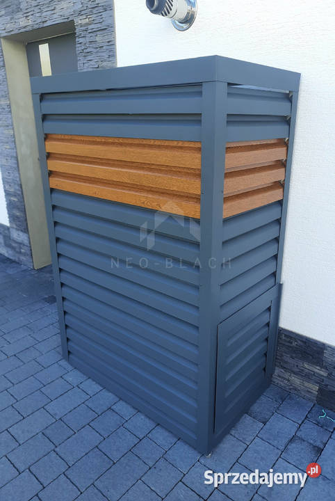 Osłona pompy ciepła 80x50x200 antracyt jasny Klimatyzacja i wentylacja mazowieckie Płock