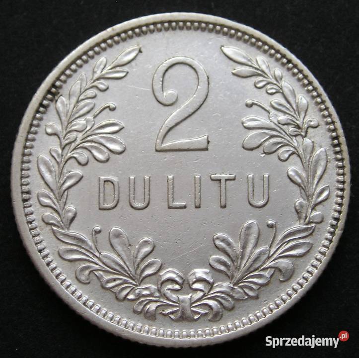 LITWA 2 LITU 1925 VYTIS SREBRO