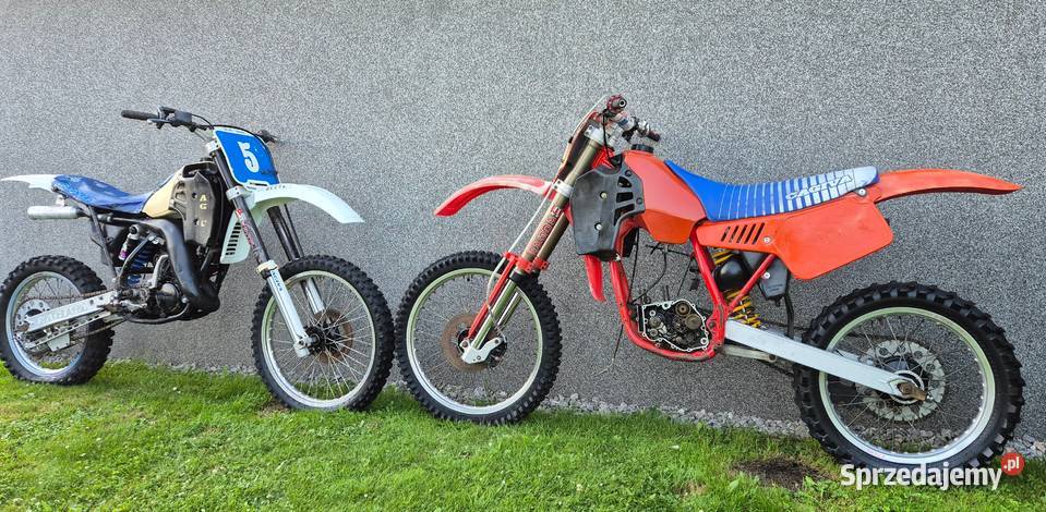 2 SZTUKI CAGIVA WMX 125 2T 19878r KLASYK Cross Świątniki Górne sprzedam