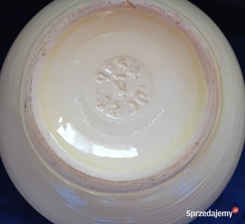Ceramiczni dzbanek art deco sygnowany Niemcy Koźminek