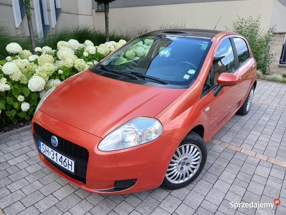 FIAT GRANDE PUNTO 14 2006r Szyberdach Klima śląskie Gliwice