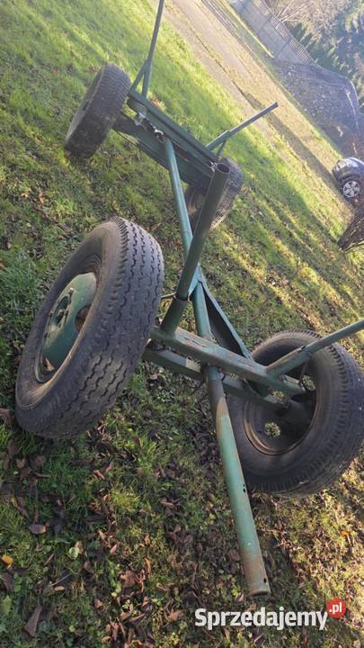 Wóz na drewno do ciągnika rozciągany metalowy nieuszkodzony Nowy Sącz