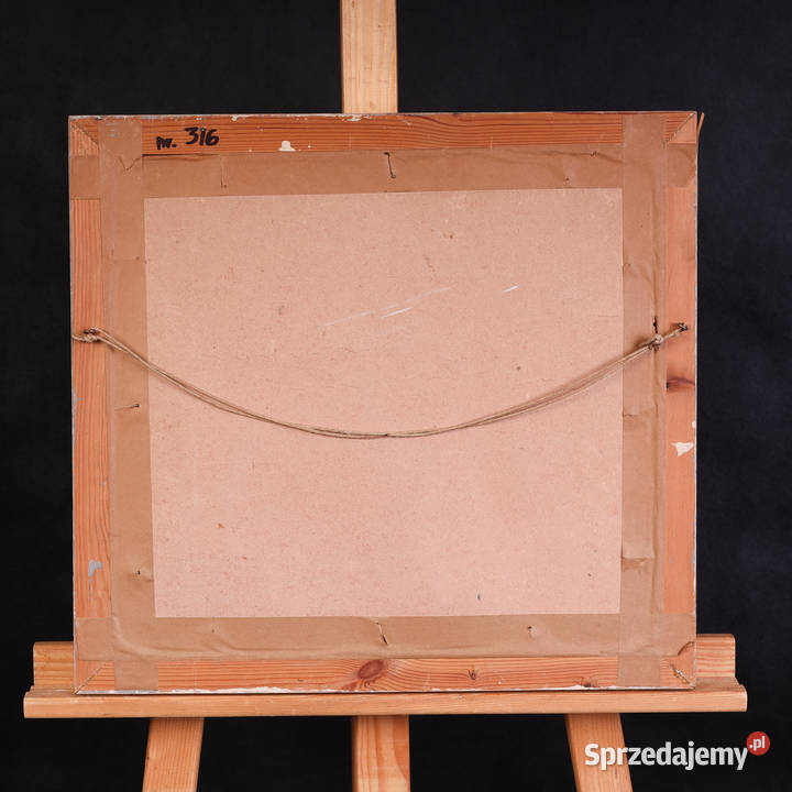 ARTexpert Zimowy Pejzaż Oryginalny Obraz Pastel Dobrzany