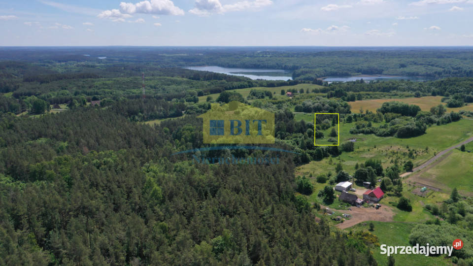 Działka 3800 m2 jeziorem Kuszewo Sprzedaż sprzedam