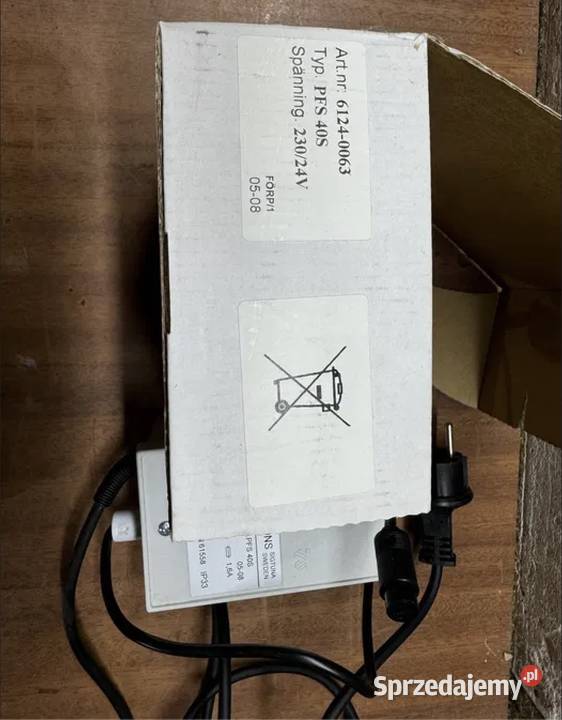 Transformator 1fazowy przenośny typ PFS 40S Ruda Białaczowska