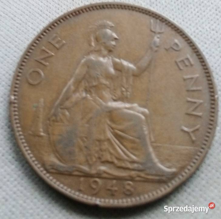 WIELKA BRYTANIAONE PENNY1948 r mazowieckie Legionowo
