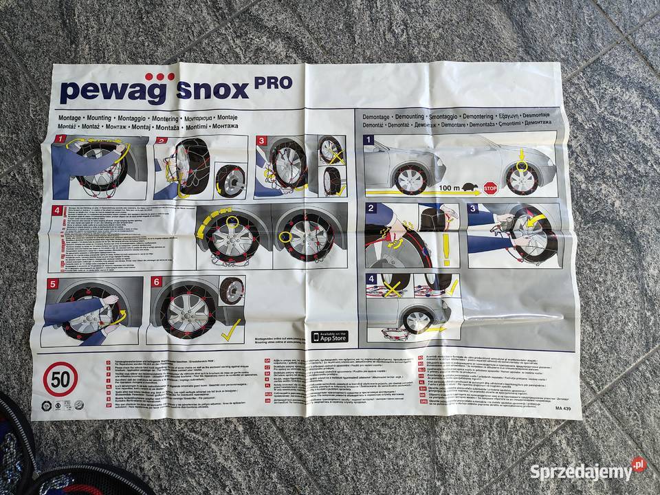 łańcuchy śniegowe Pewax Snox Pro SXP 540 Łańcuchy śniegowe Wrocław