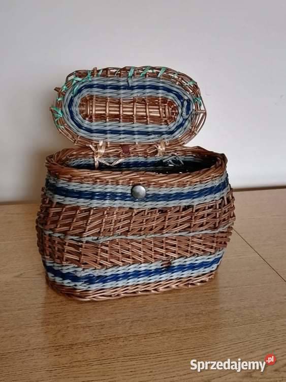 Koszyk Zamykany Plecionka PRL dolnośląskie