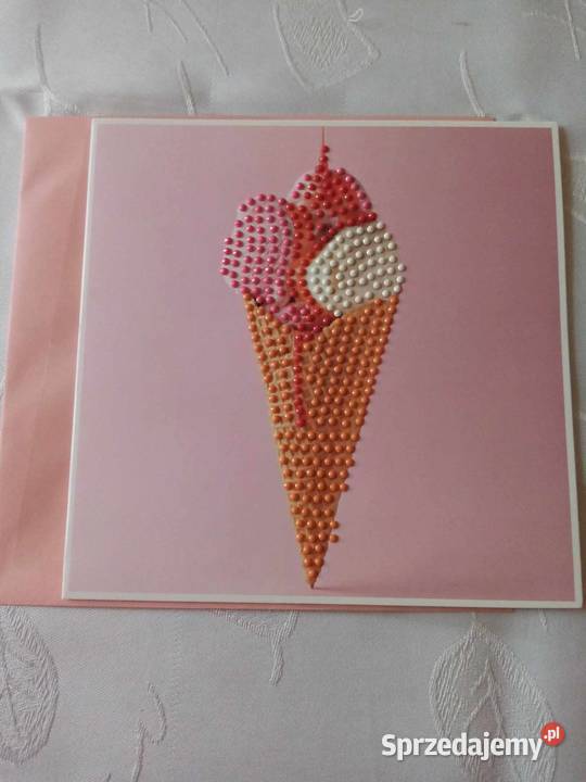 Kartki okolicznościowe haft diamentowy Kartki okolicznościowe wielkopolskie Jarocin sprzedam