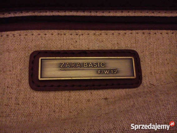 Zara shopper bag łódka torba torebka czarna dolnośląskie Wrocław