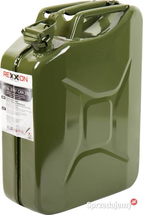 REXXON 20L KANISTER METALOWY BLASZYNY ZBIORNIK Opalenica