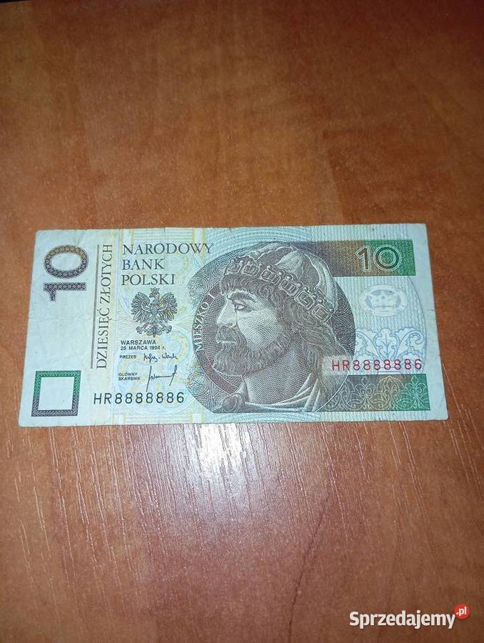 Banknot 10 94r kolekcjonerski świętokrzyskie Staszów